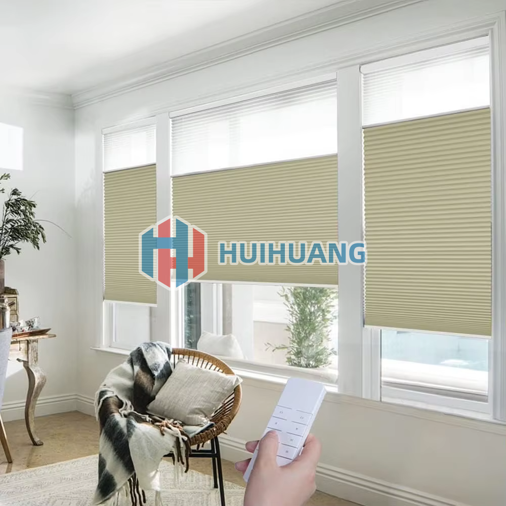 100% Blackout Indoor PVC Smart Roller Blinds Day Night Honeycomb ...